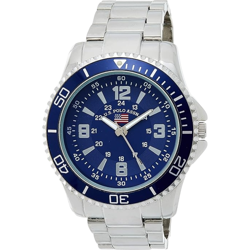 ACCUTIME US Polo Assn Stainless Steel Watch