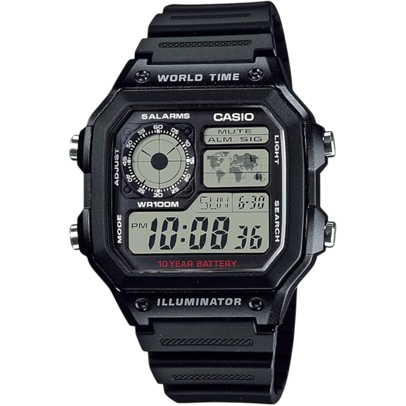 CASIO AE1200WH‑1A