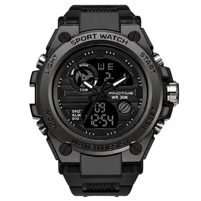 FINDTIME Digital Military Watch (Black)