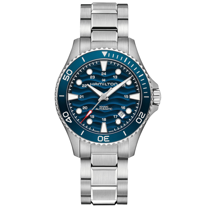 HAMILTON Khaki Navy Scuba (Blue Wave Dial, 40mm)