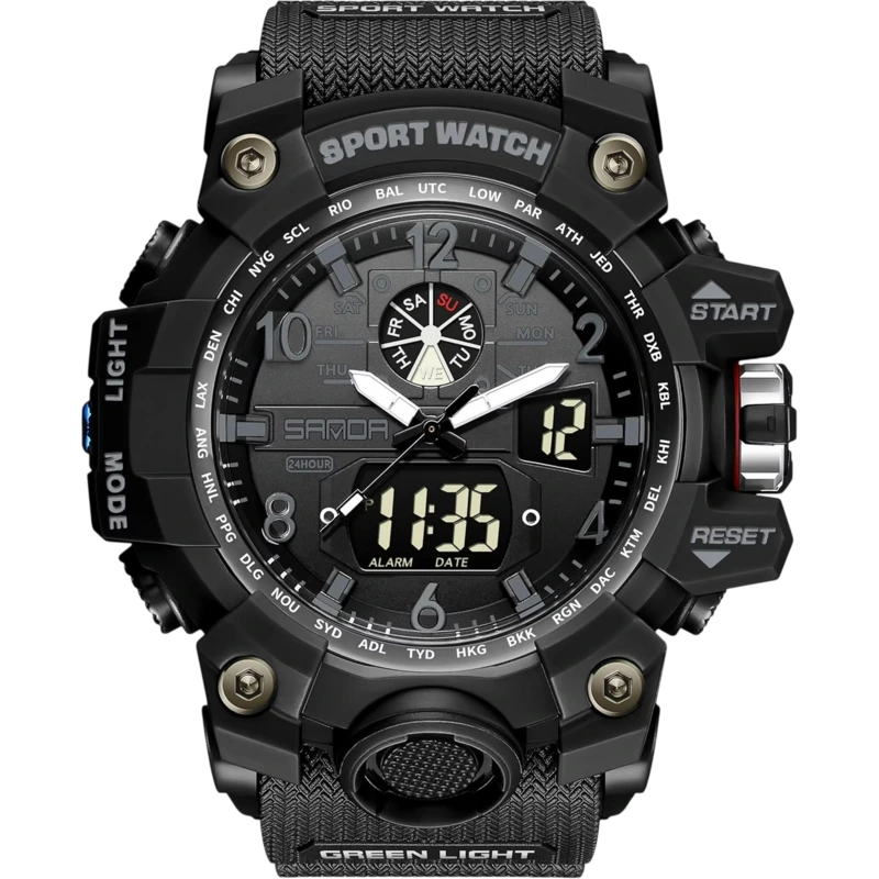 SANDA Sports Watch (Black)