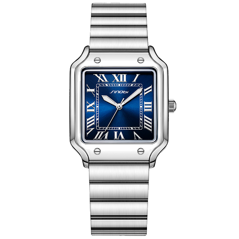SINOBI Classic Square Watch (Blue)