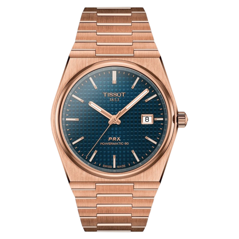 TISSOT PRX 40mm (Blue/Rose Gold)